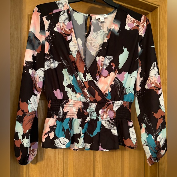 bar III - multi color blouse, size L - Picture 5 of 5